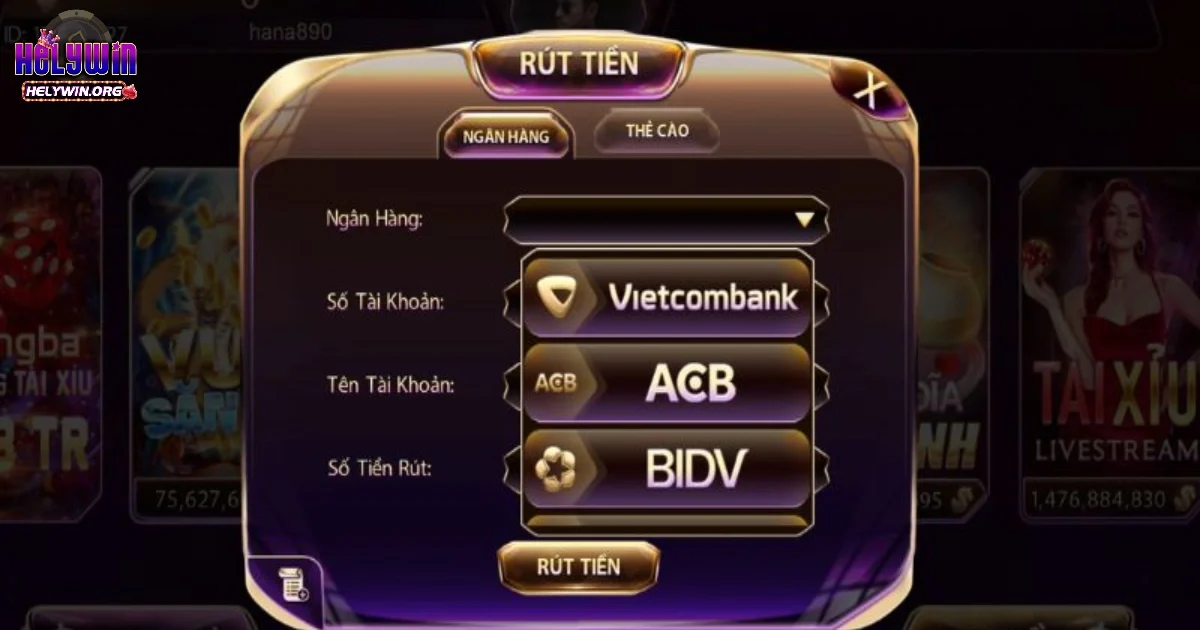 Các Bước Rút Tiền Chi Tiết